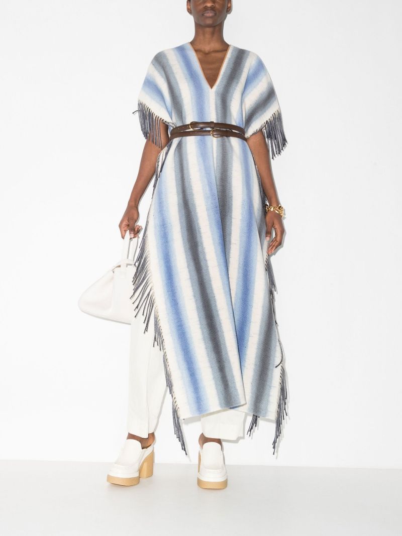 Striped Fringed Cape