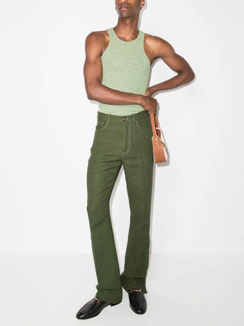 Script Straight Leg Trousers