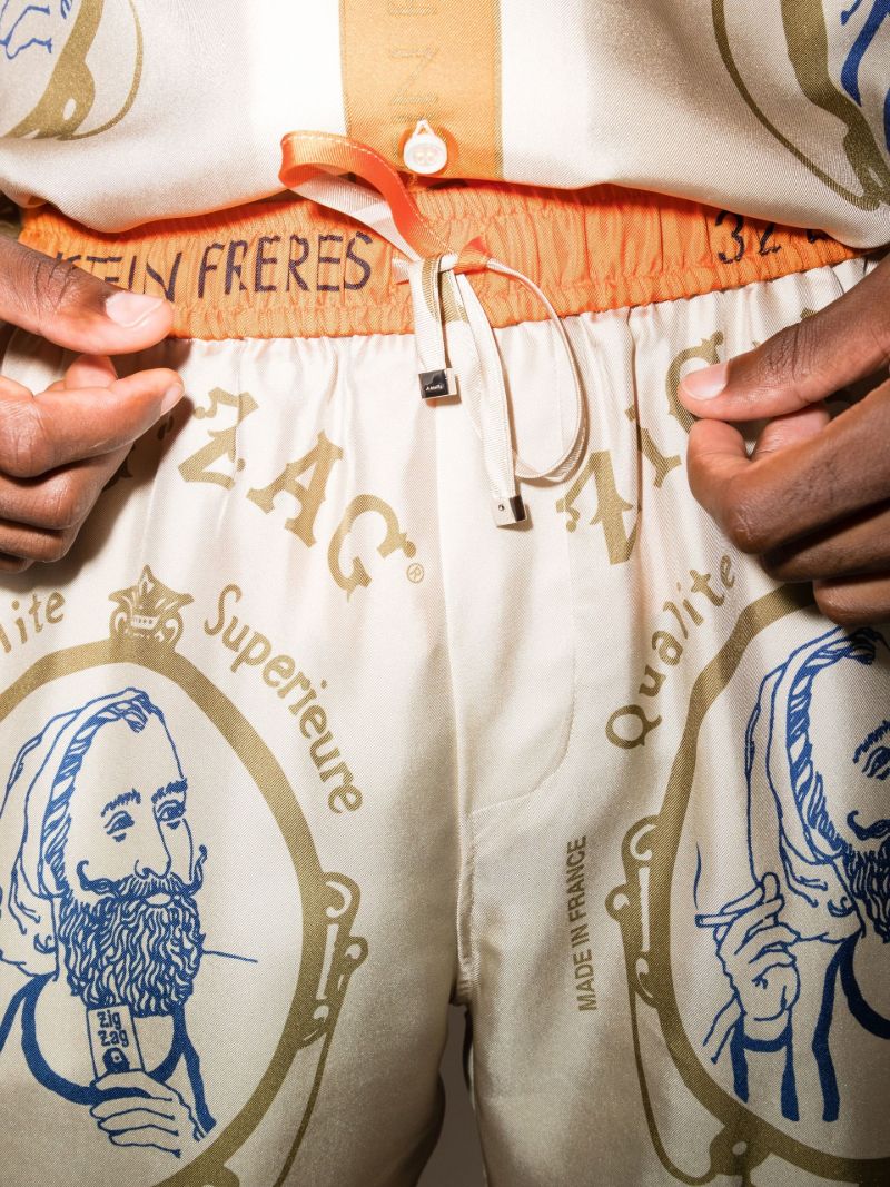 X Zig-zag Neutral Rolling Paper Shorts