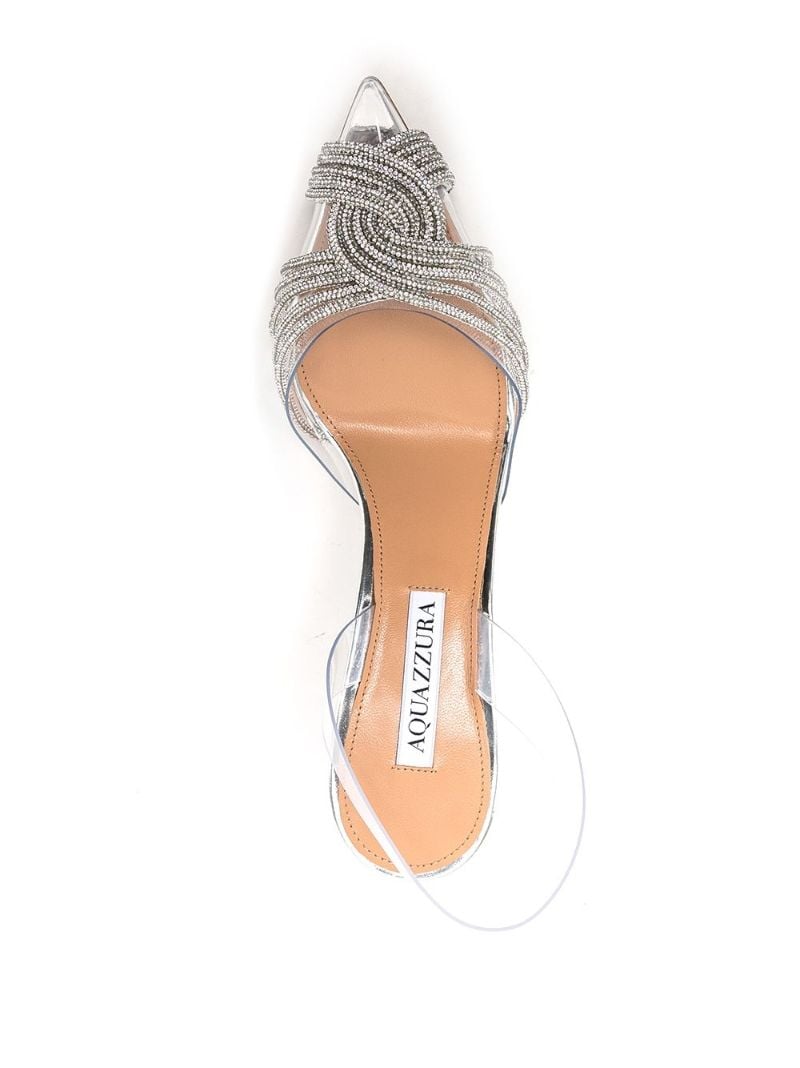Green Gatsby 80 Slingback Pumps