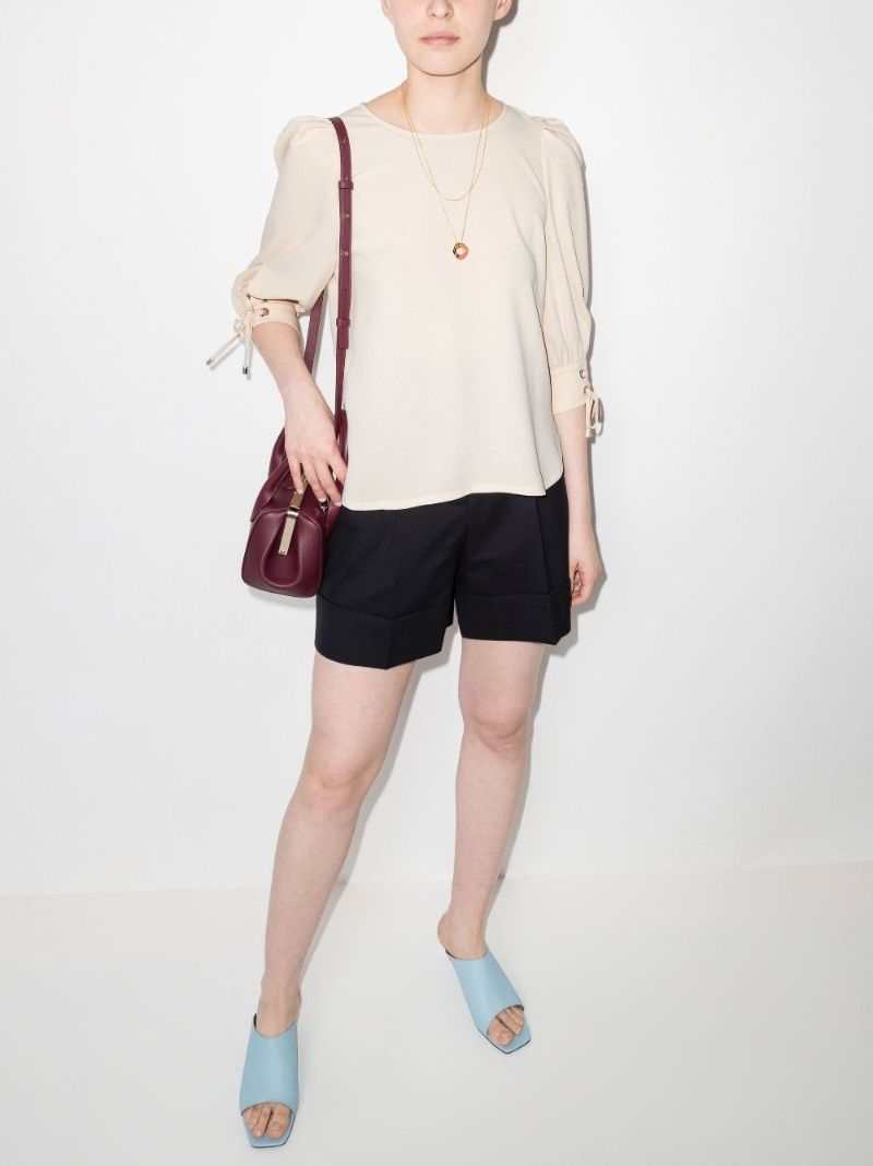 Tie Cuff Blouse