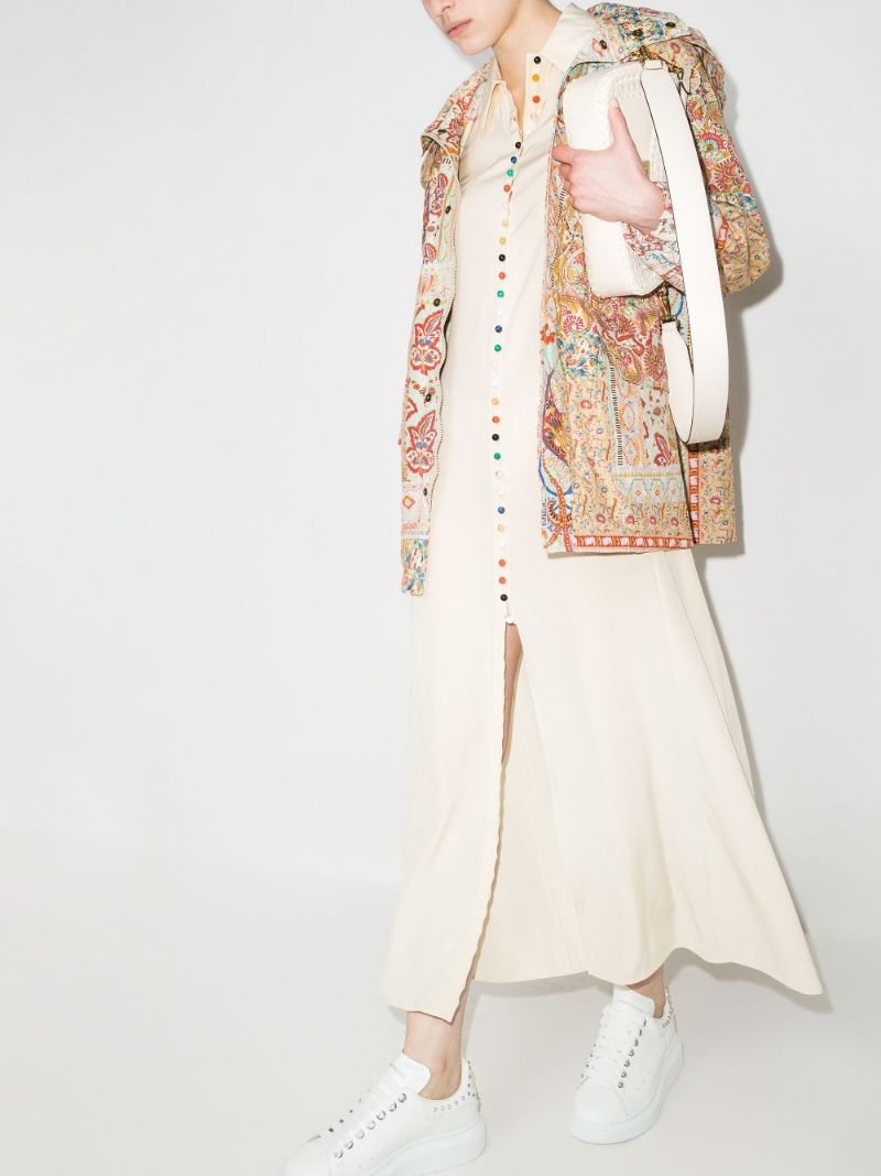 Heroes Hooded Paisley Print Parka