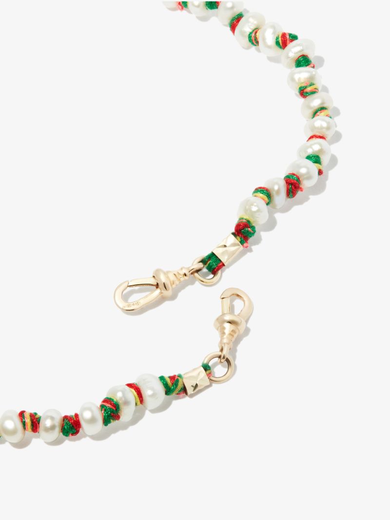 9k Yellow Gold Mauli Pearl Necklace