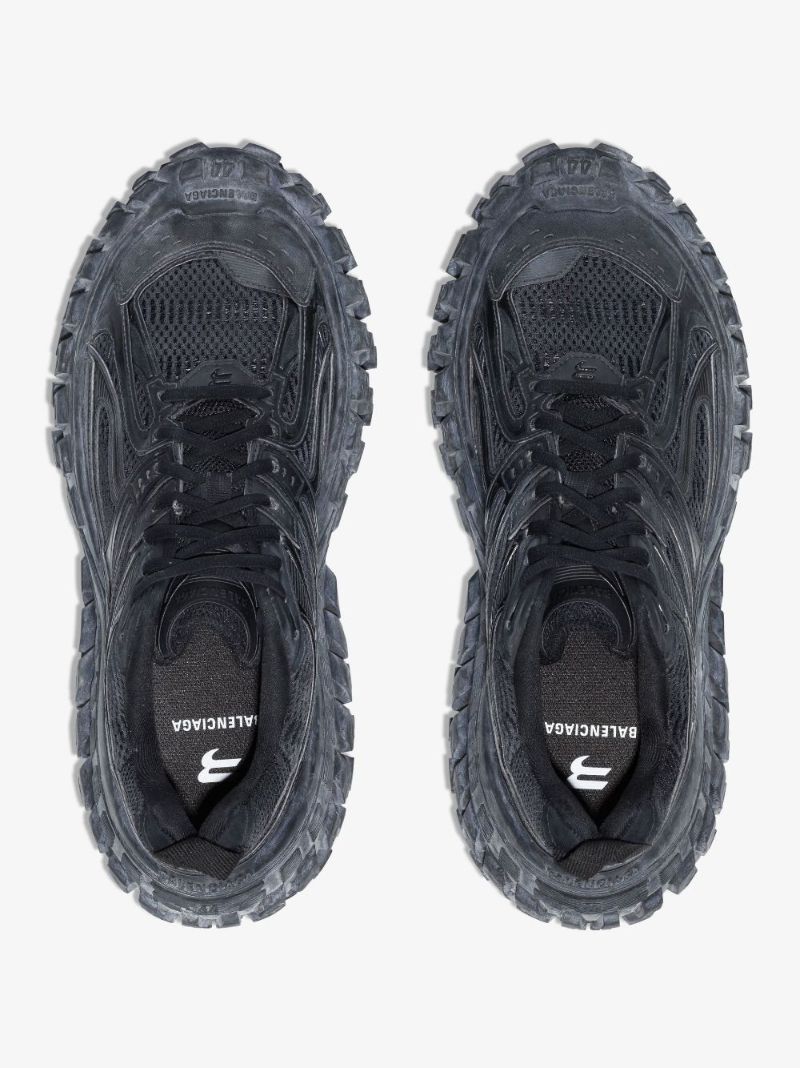 Black Defender Low Top Sneakers