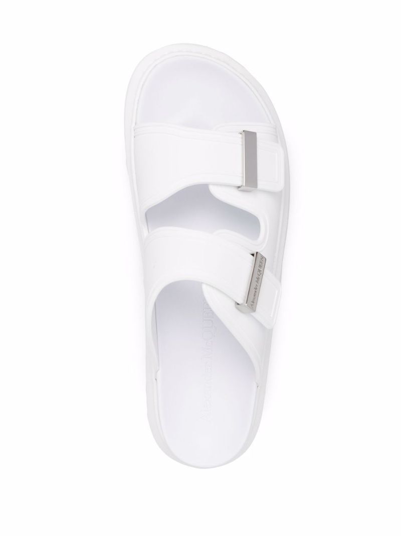 Logo-buckle Detail Sandals