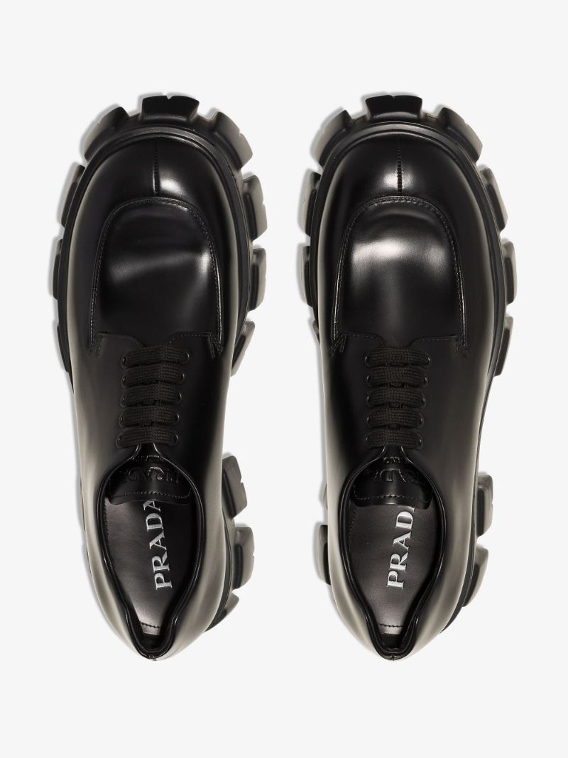 Black Monolith Leather Shoes