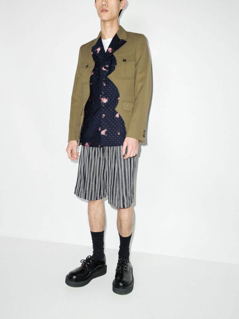 Single-breasted Panelled Blazer