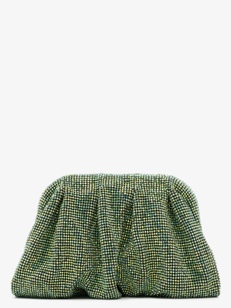 Green Venus La Petite Crystal Clutch Bag