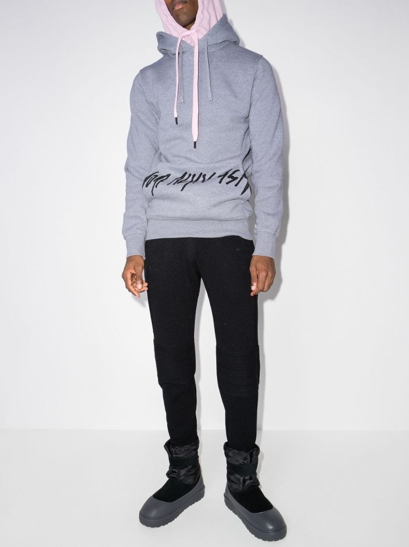 Script-print Hoodie