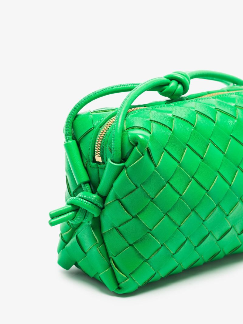 Green Loop Mini Leather Bag