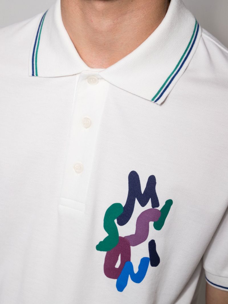 Logo Print Polo Shirt