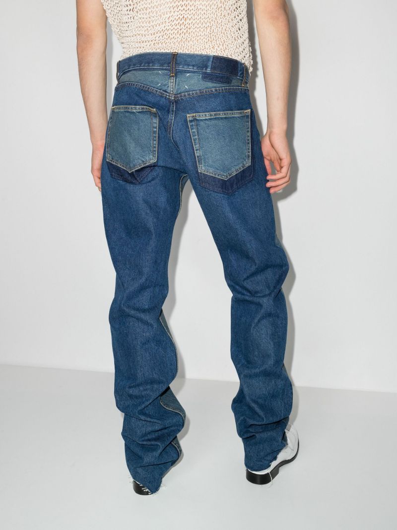 Blue Straight Leg Jeans