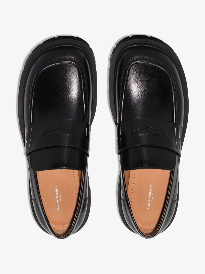 Black Leather Loafers