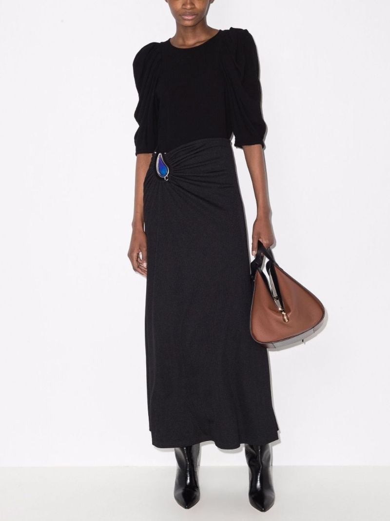 Risurya Knitted Puff Sleeve Top