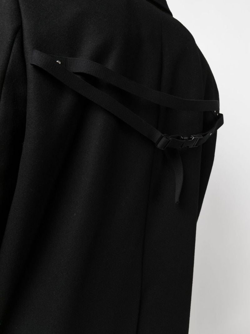 Black Jumbo Tatlin Virgin Wool Coat