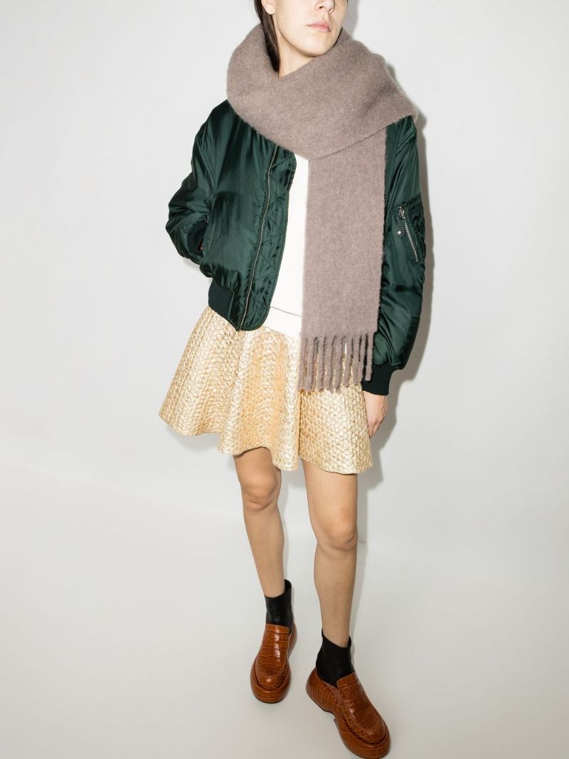 Cropped Bomber Jacket