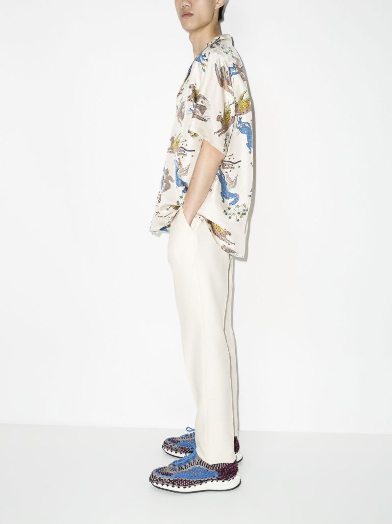 Utopia World Printed Silk Shirt