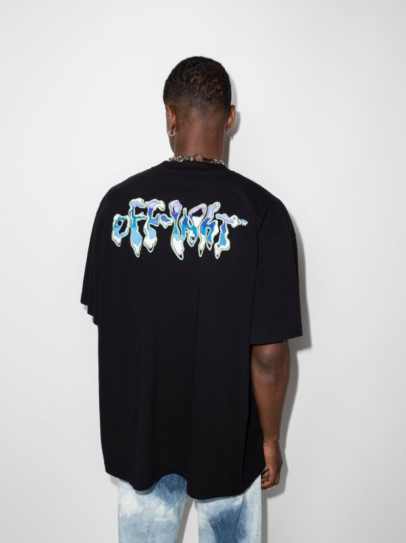 ââ_x0082_¬Ë_x009c_90s Liquid Print T-shirt