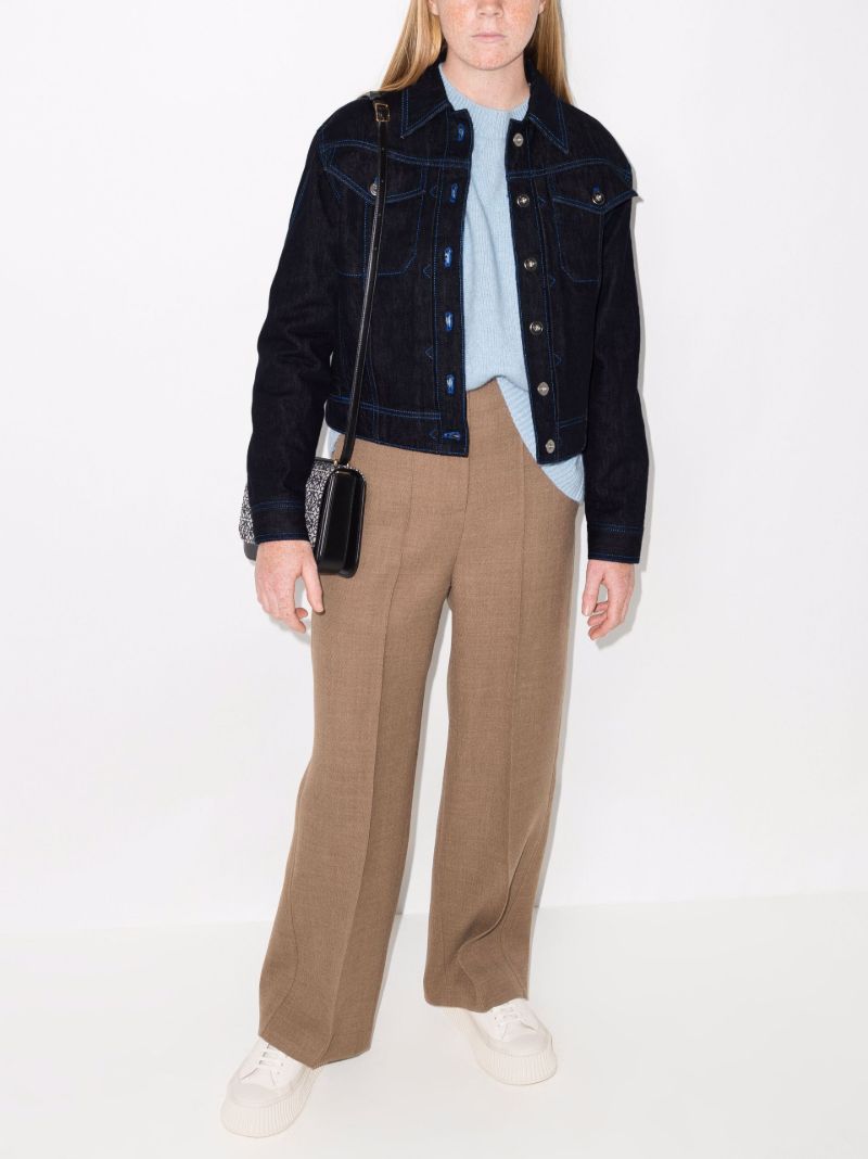Topstitch Denim Jacket