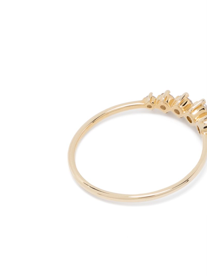 14k Yellow Gold Paris Graduated Diamond Ring