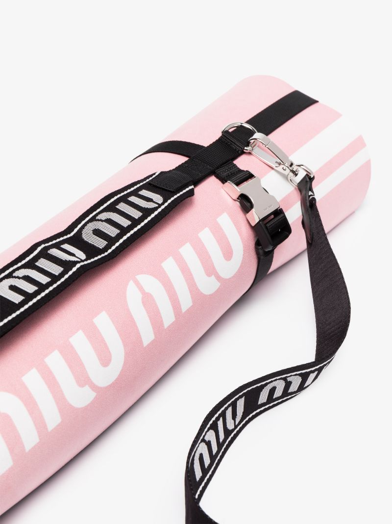Pink Logo Yoga Mat