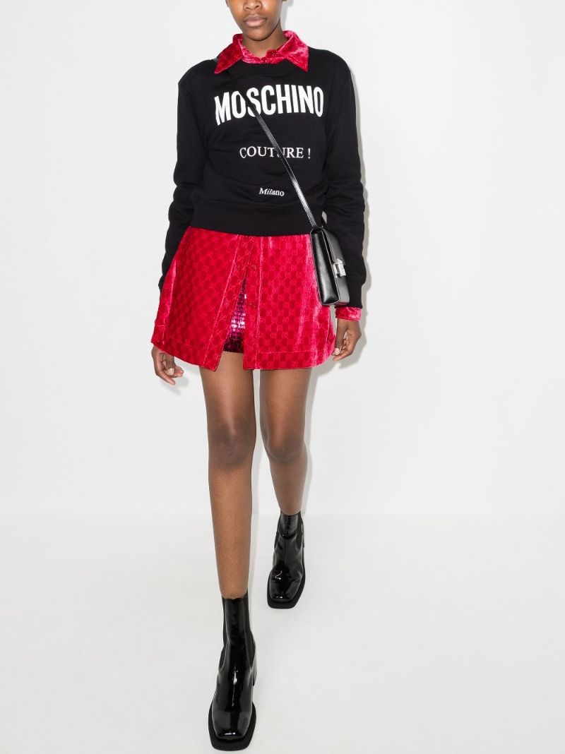 Couture Logo Print Sweatshirt