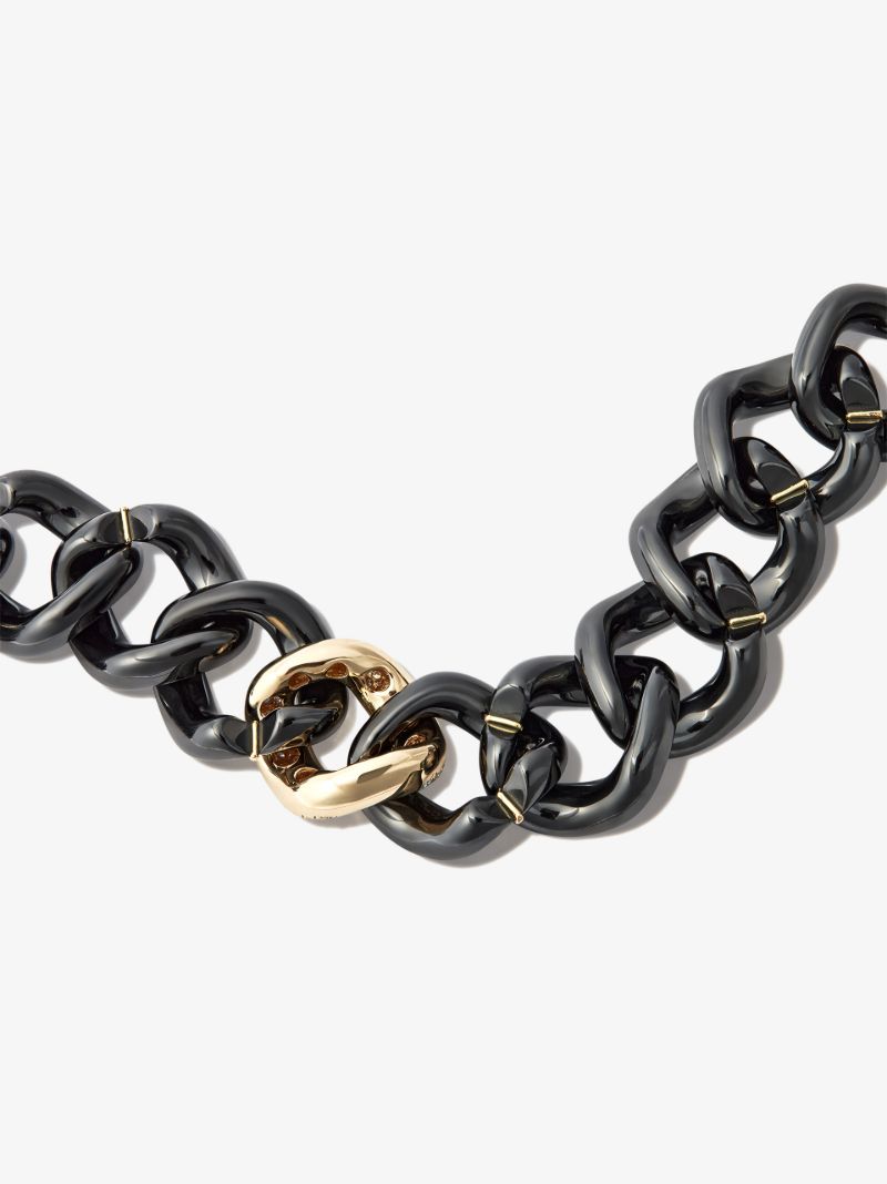 18k Yellow Gold Jumbo Curb Link Diamond Bracelet