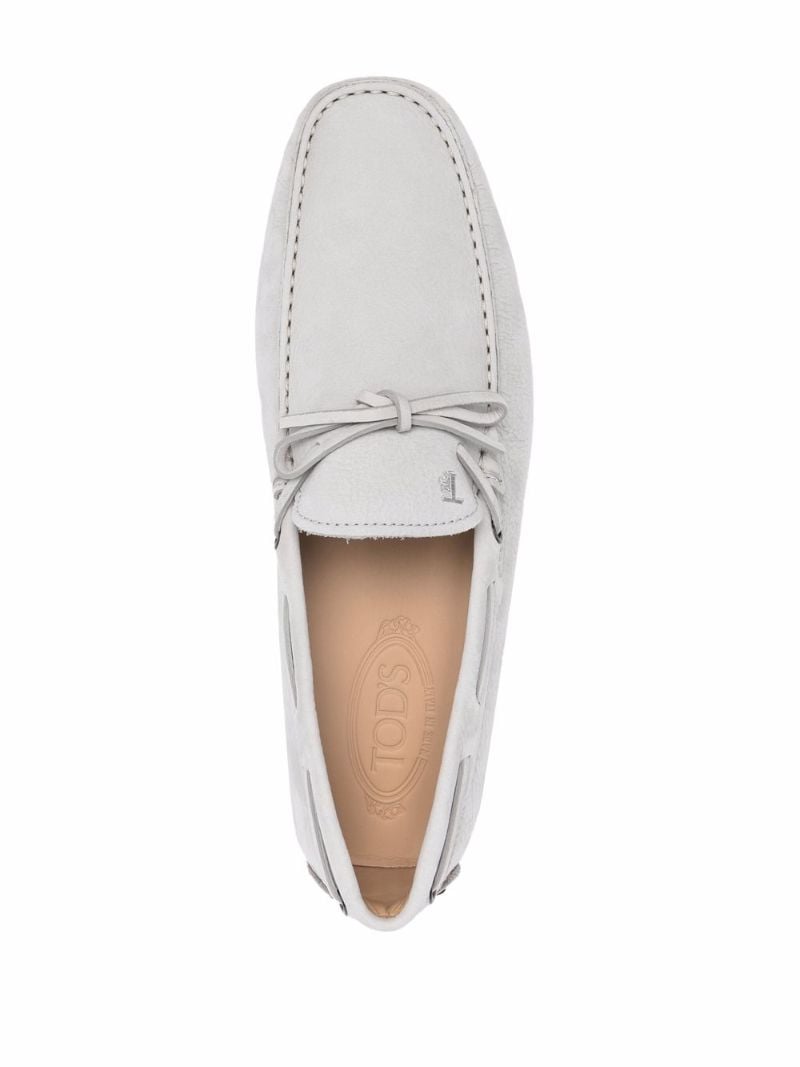 Grey City Gommino Leather Loafers