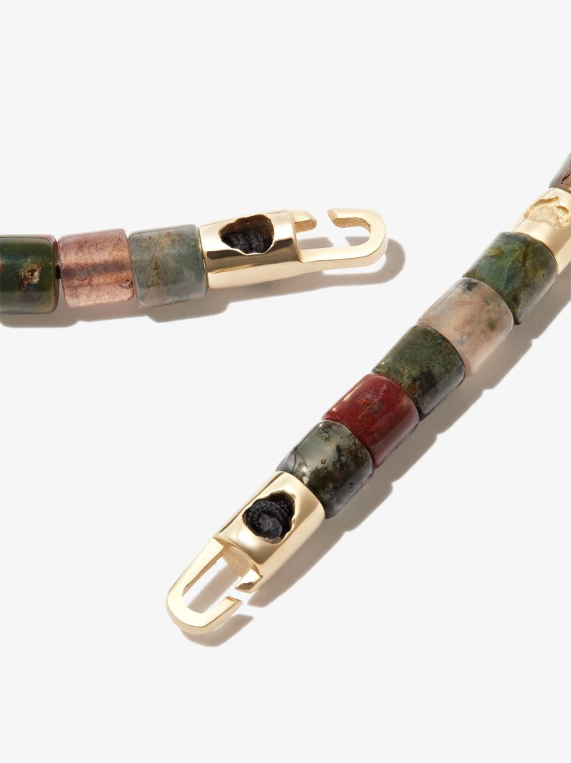 14k Yellow Gold Beaded Bracelet