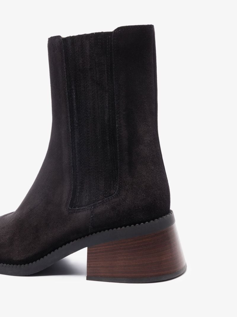 Black 55 Suede Ankle Boots