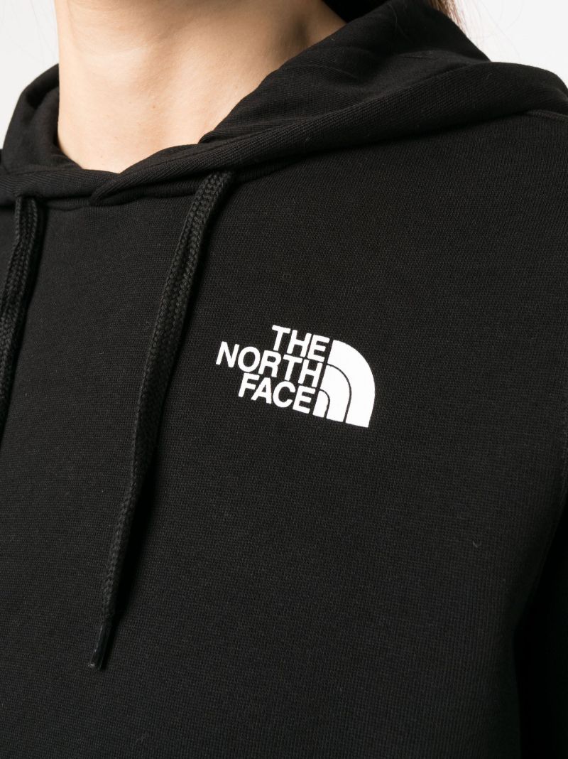 Black Simple Dome Cotton Hoodie