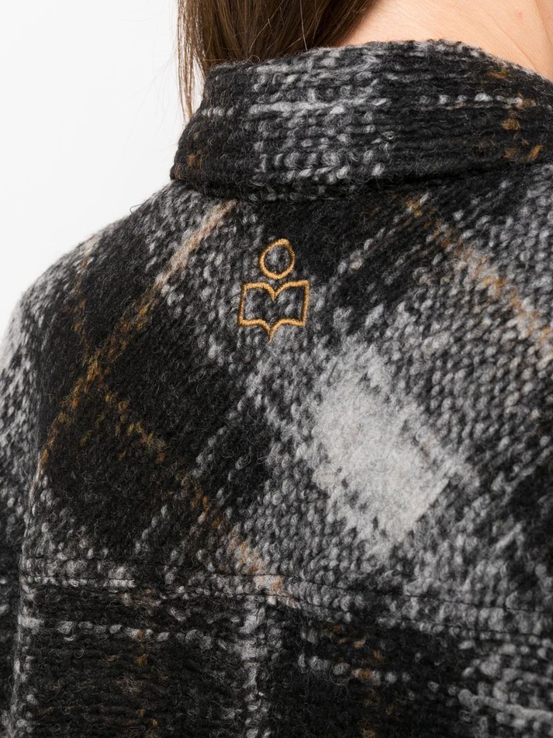 Black Harveli Checked Shirt
