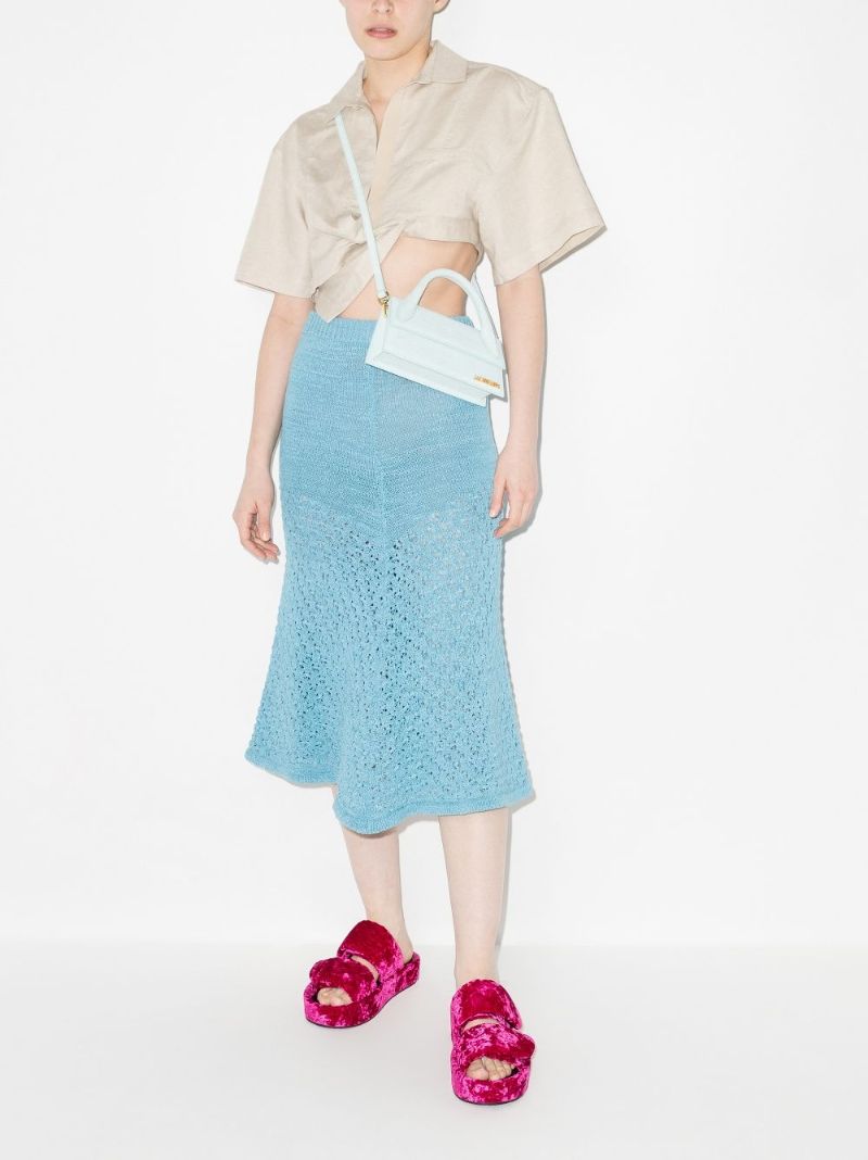 Neutral La Chemise Capri Cropped Shirt