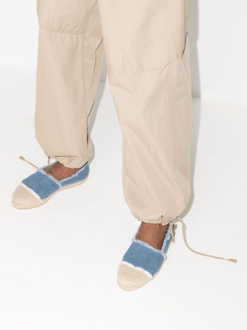 Blue Kampala Canvas Espadrilles