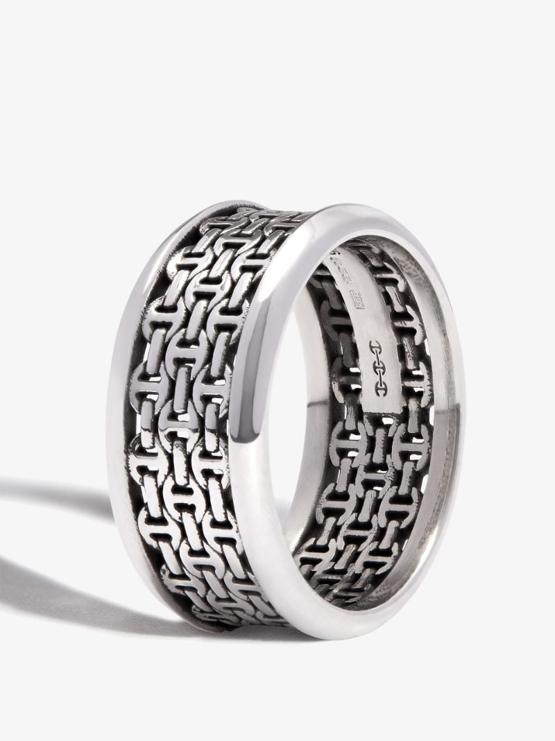 Sterling Silver Stapel I Ring