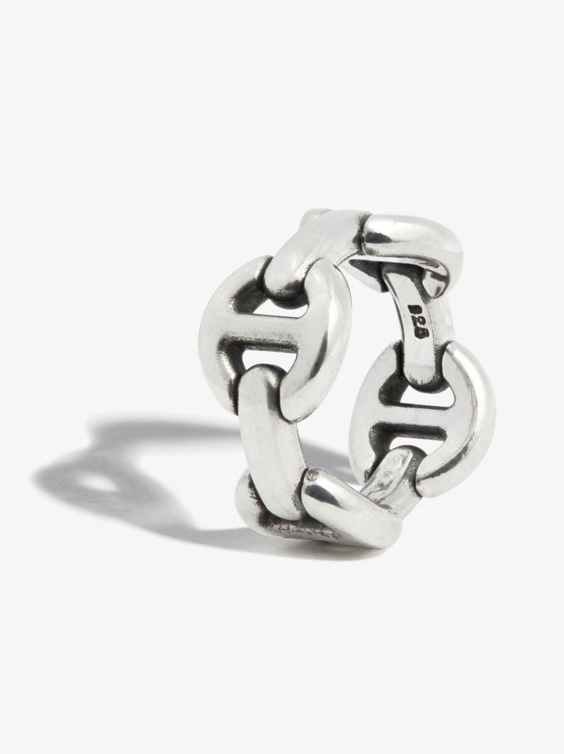 Sterling Silver Quad Link Ring