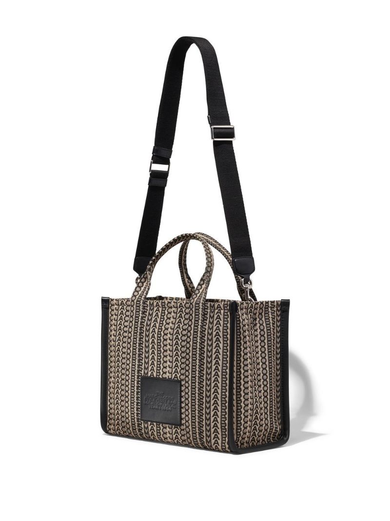 Brown the Monogram Medium Tote Bag