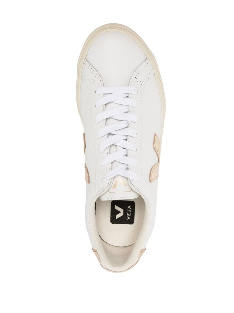 White Esplar Leather Sneakers