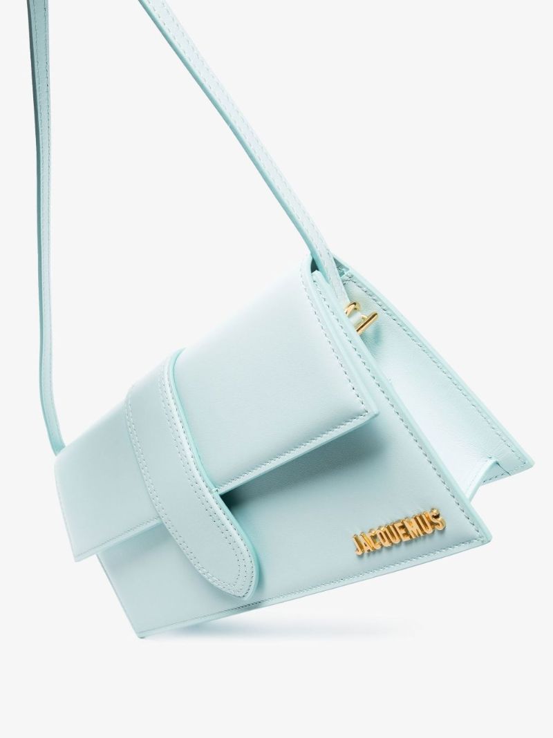 Blue Le Bambino Long Leather Shoulder Bag