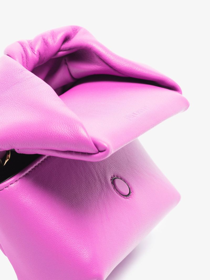 Purple Nano Twister Leather Mini Bag