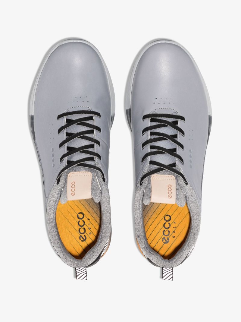 Grey Golf S-three Low Top Leather Sneakers