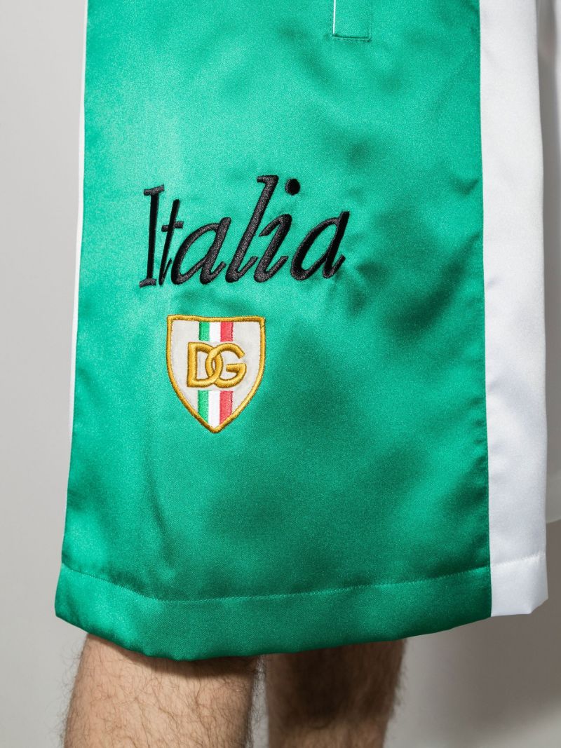 Italia Colour Block Track Shorts