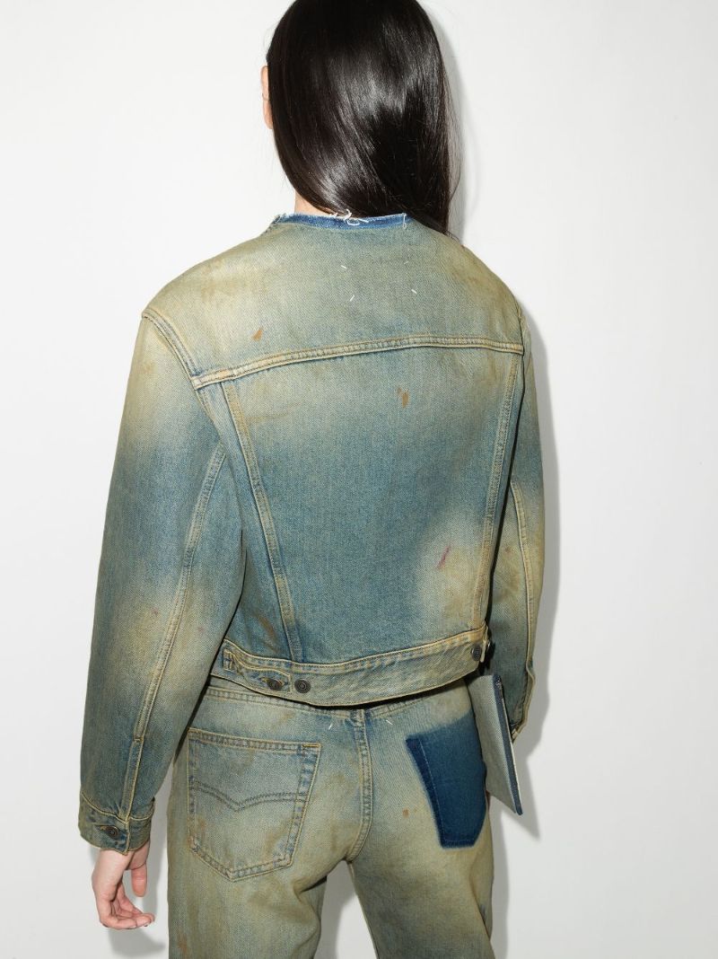 Distressed Denim Jacket
