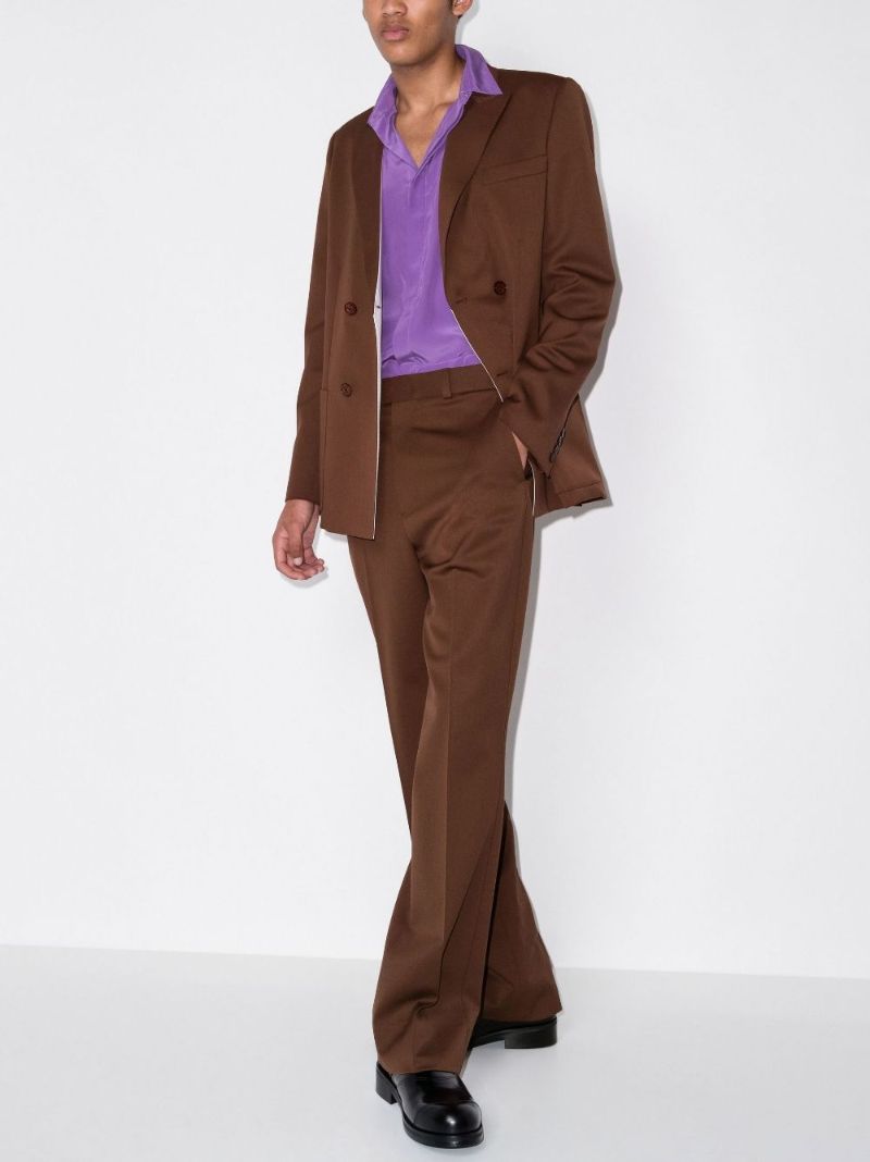 High Waist Virgin Wool Trousers