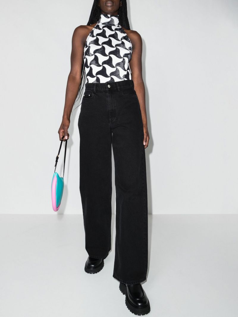 Black Magnolia Recycled Cotton Boyfriend Jeans