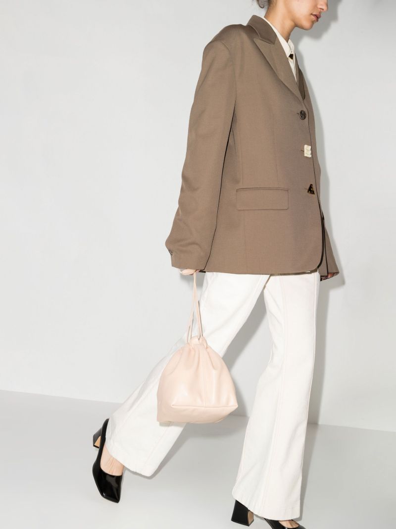 Brown Sloane Single-breasted Blazer