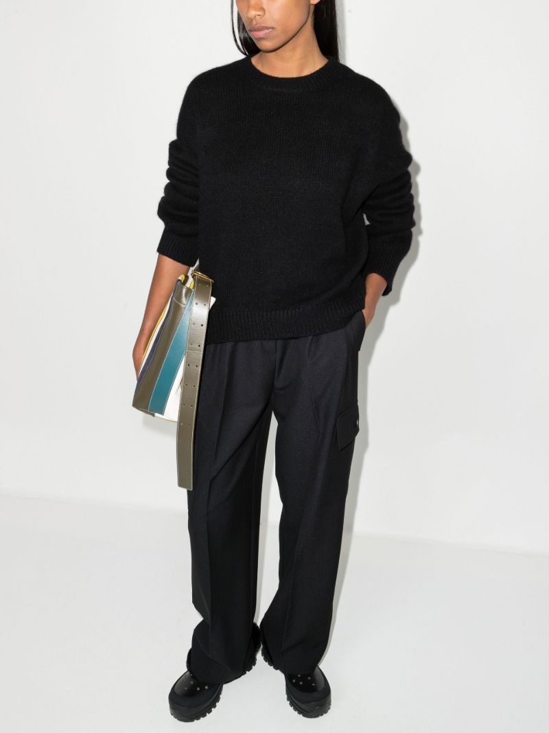 Black the Ivy Cashmere Knitted Sweater