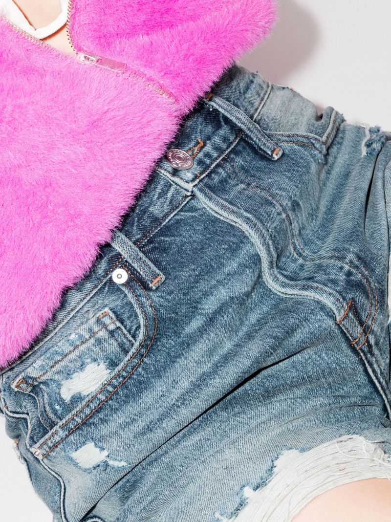 High Waist Denim Shorts