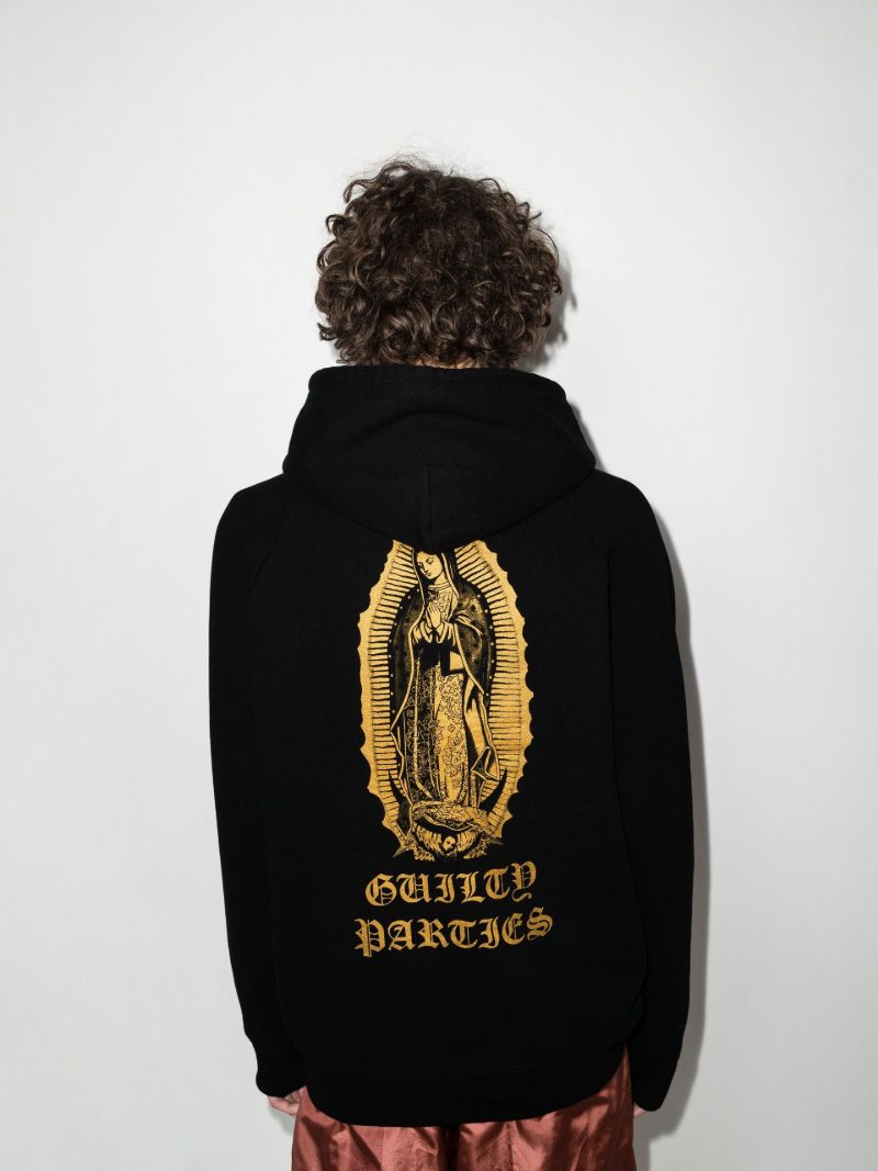 Guilty Parties Print Cotton Hoodie