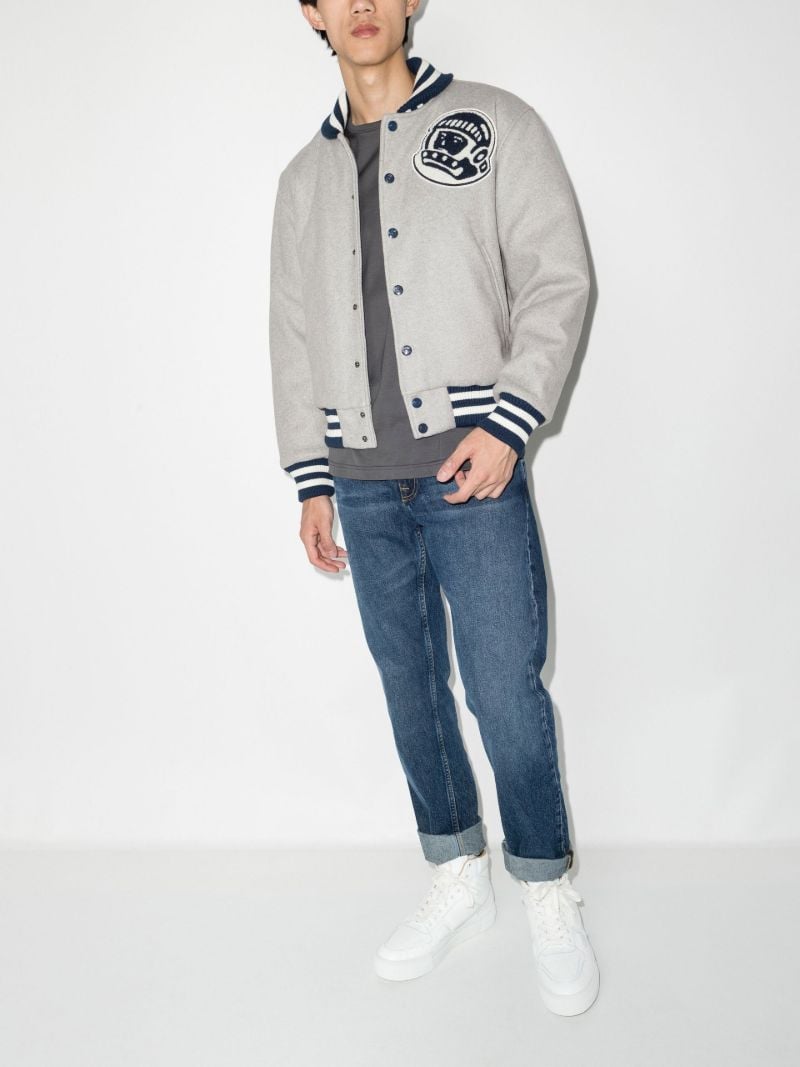 Grey Astro Varsity Jacket